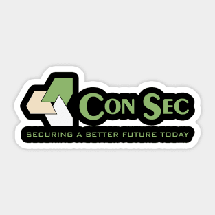 ConSec - Securing a Better Future Today Sticker